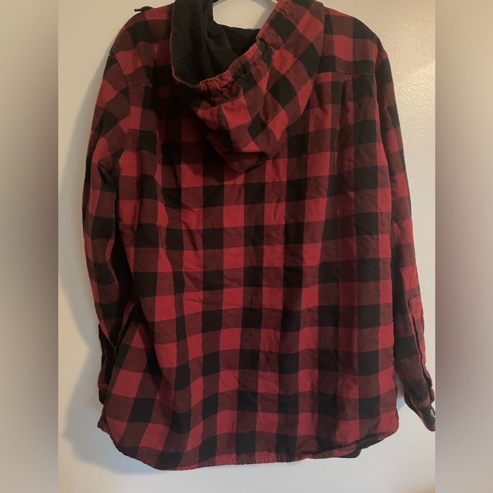 Eddie Bauer Hooded Shacket - Picture 2 of 4
